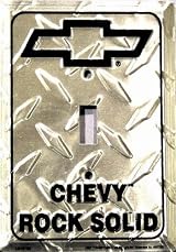 Chevy Rock Solid Diamond Light Switch Cover (single)
