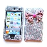 Apple iPod Touch 4 (4th Generation) Snap-on Protector Hard Case Rhinestone Cover 