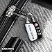 TSA Lock 3 Digit Combination Travel Luggage Lock TSA Approved Locks (White/Black - Single Pack)