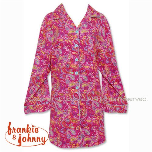 （フランキー＆ジョニー）Frankie&Johnny　バンブー フランネル パジャマ Paisley