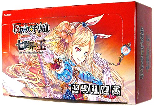 Force of Will Card Game FOW A1 Alice Cluster - The Seven Kings Of The Lands - Booster Box! 36 packs! 1 Rare per pack!
