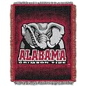 Alabama Crimson Tide 48"x60" Jacquard Acrylic Throw