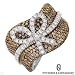 NOVARESE AND SANNAZZARO Made in Italy Elegant and Beautiful Ring With 2.03ctw Genuine Super Clean Diamonds Made in 18K White Gold. Total item weight 18.00g - Certificate Available.