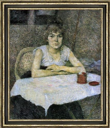 Henri De Toulouse-Lautrec Rice Powder - 20" x 25" Framed Premium Canvas Print