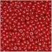 Czech Seed Beads 11/0 Opaque Medium Red (45 Grams)