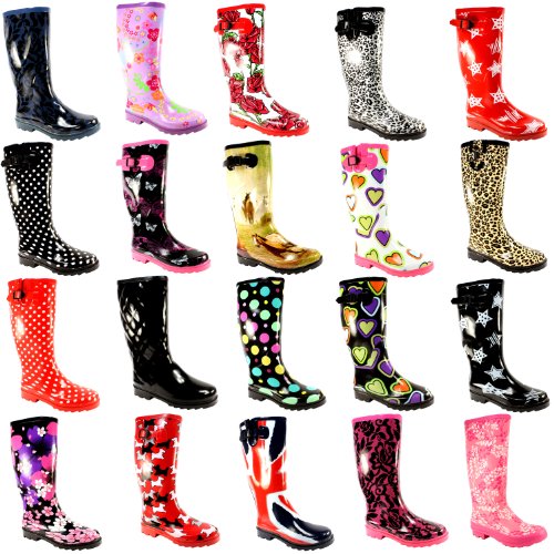 Womens Festival Wellies Rain Snow Boots