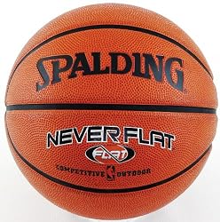 Spalding Never Flat Outdoor Official Size Basketball