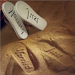 Black or White Just Married Sandals