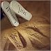 Just Married Flip Flops, small, white