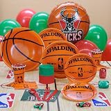 Amscan Milwaukee Bucks NBA Basketball Deluxe Party Kit (18 guests) 222350