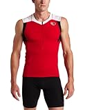 Pearl Izumi Men's Elite Tri Sleeveless Jersey, Large, True Red