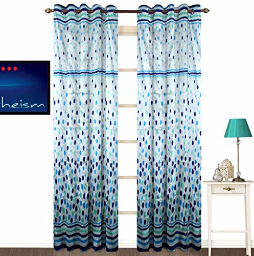 Fabutex Panel printed Door Curtain Pack of 2