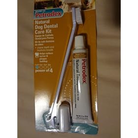 Petrodex Dog Dental Care Kit, Toothpaste with 2 Toothbrushes