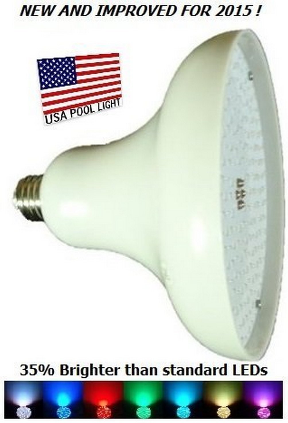 120V Color Changing 18w Replacement LED Swimming Pool Light Bulb for