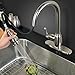 VCCUCINE Best Antique Commercial Stainless Steel Brushed Nickel Single Handle Pull Down Kitchen Sink Faucet, Pull Out Sprayer Kitchen Faucet