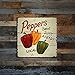 Barnyard Designs Sweet Peppers Ahead Retro Vintage Tin Bar Sign Country Home Decor 11