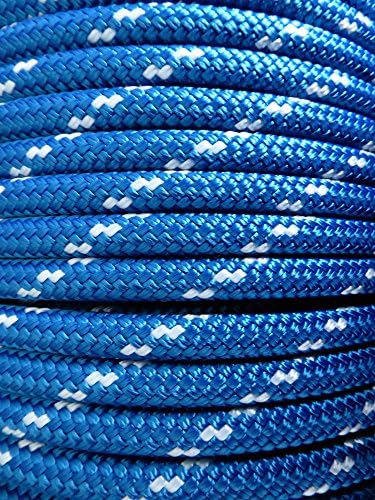 3/8" x 150 ft. Double Braid Yacht Braid Polyester Sailboat Rigging Nautical Rope Spool. Valley Rope.