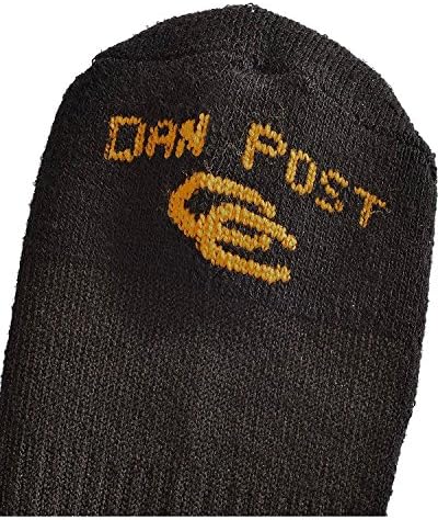 Dan Post Men's Cowboy Certified Over The Calf Socks Black 13
