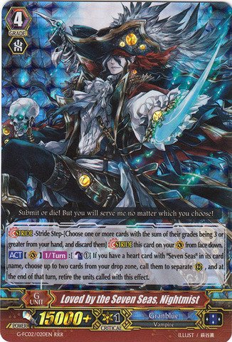 Cardfight!! Vanguard TCG - Loved by the Seven Seas, Nightmist (G-FC02/020EN) - Fighter's Collection 2015 Winter