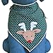 Tail Trends Christmas Dog Bandanas Red Nosed Reindeer Designer Appliques 100% Cotton (M)