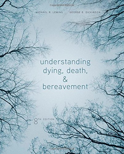 Understanding Dying, Death, and Bereavement cover