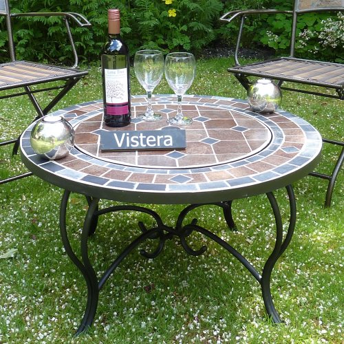Funchal Mosaic Fire Pit Table by VISTERA at the Garden incinerators