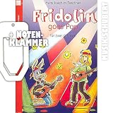 Produkt-Bild: Fridolin goes Pop inkl. praktischer Notenklammer - Blues, Pop und Rock leicht gesetzt f&uuml;r zwei Gitarren - mit kleiner Anleitung f&uuml;r die Bluesimprovisation (Die Fridolin Reihe) (broschiert) von Hans Joachim Teschner (Noten/Sheetmusic)