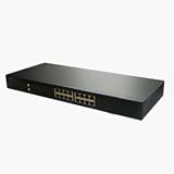 Electronics : 16 Port Switch/Hub - Nway - Black - Stackable