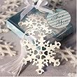 Snowflake Bookmark Favors