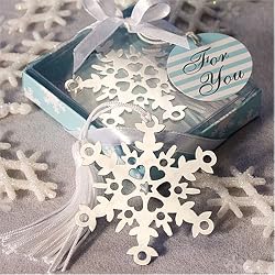 Snowflake Bookmark Favors