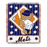 New York Mets 36"x46" Woven Jacquard Baby Throw