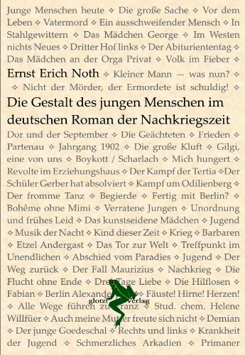 Die Gestalt des jungen Menschen im deutschen Roman der Nachkriegszeit (German Edition)