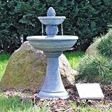 Solar Springbrunnen Kaktus NSP6 - Standbrunnen für Balkon/Terrasse...
