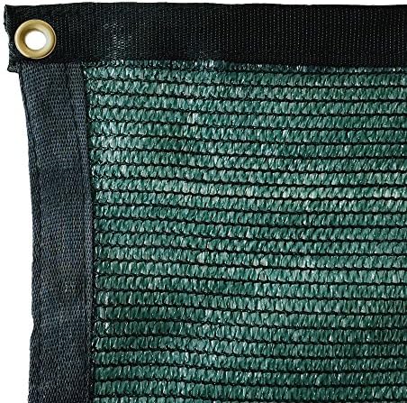 Yisin 50% Green Shade Cloth Taped Edge with Grommets UV 20 ft X 24 ft