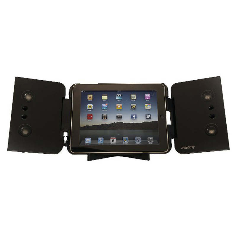 BOCINAS PORTATILES y CUBIERTA PROTECTORA para iPad y iPad2 de iMainGO XP