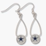Dallas Cowboys French Loop Dangle Earrings
