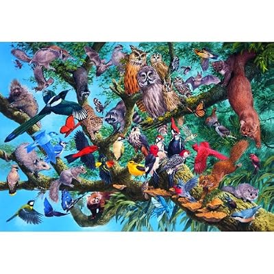 Temp Forest Treetops 500pc Jigsaw Puzzle by James Hamilton Grovely