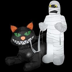 inflatable black cat halloween