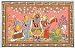 Asia Art of India Home Decor Patachitra Paintings Organic Color on Paper 12 x 13.5 inches (pata303)