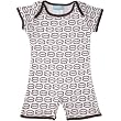 Swedish Kids 2 Year Unisex Sma Grodorna White/Brown Frog Jumpsuit