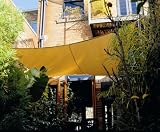 Coolaroo Square Shade Sail 17 Feet 9 Inches with Hardware Kit, Desert Sand
