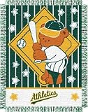 Oakland Athletics - MLB baby 36"x 46" Triple Woven Jacquard Throw - 36x46