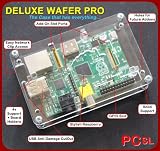 PCSL Brand - Box for Raspberry PI - Deluxe WAFER Professional - Clear - Raspberry pi Case for your Raspberry Pi - FREE UK Delivery from Amazon