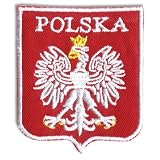Polska Eagle Shield Patch - Small, Sew-on