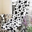Blancho Bedding - [Animal Cow] Micro Mink Throw Blanket with 14.5 OZ filling (50 by 70 inches)