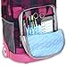 J World New York Sunrise Rolling Backpack, Block Pink, One Size