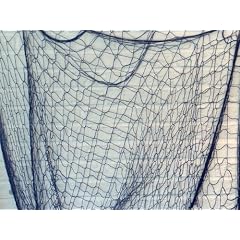 Maritime Deko Fischernetz blau 400 x 200 cm