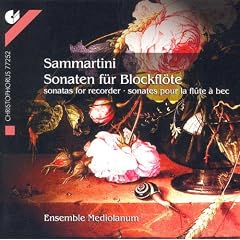 Sammartini, G.: Recorder Sonatas In G Minor / F Major / B Flat Major (Mediolanum Ensemble)