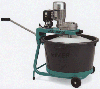IMER MINI-MIX 60 - Universal Bucket Mixer - 12 Gallon 1/2 hp Bucket Mixer - model 1193981