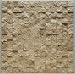 Light 1 X 1 Split Face Travertine Mosaic Tile